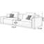 Canapé modulaire en cuir crème blanc cassé-2032706745-2032706726