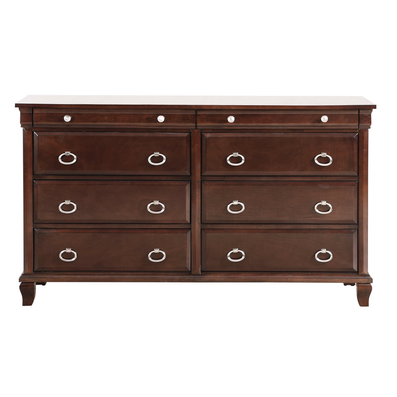 Charly 65'' W 8 - Drawer Dresser, Cappuccino