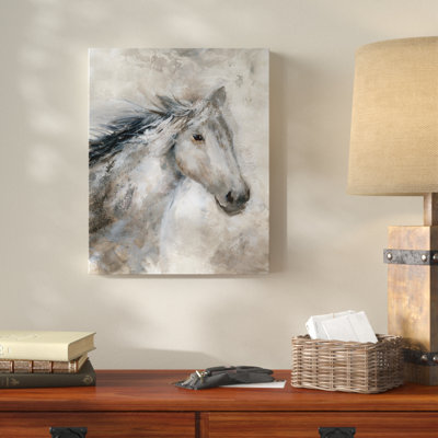 « neutral cheval », reproduction d’impression sur toile tendue