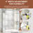 56"-60" W X 72" H Semi-Frameless Double Sliding Shower Door with Tempered Glass and Nano Coating, Chrome-121282823