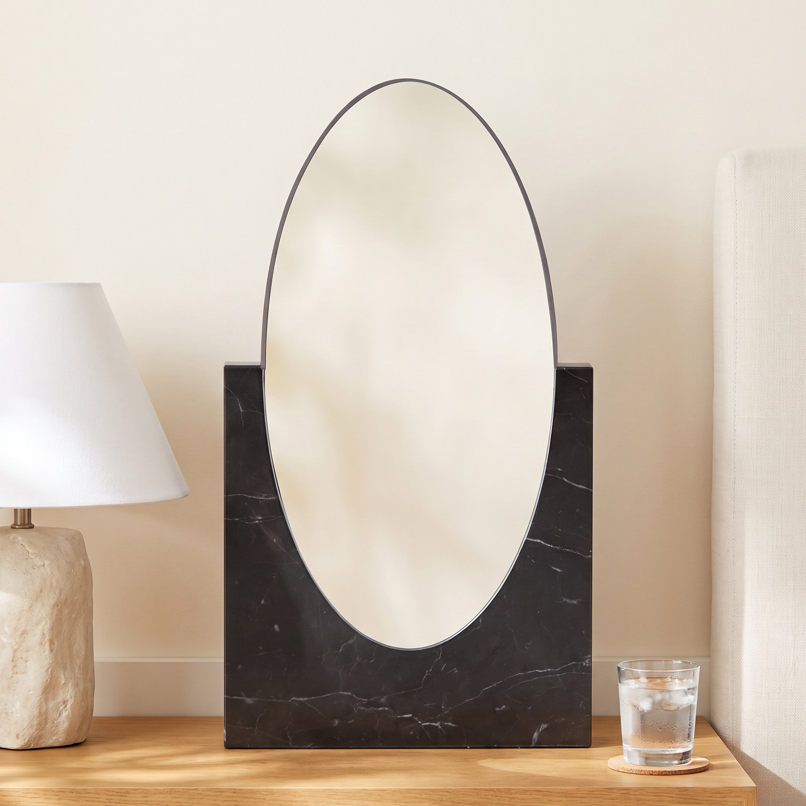 Pavia Marble Arch Wall Mirror