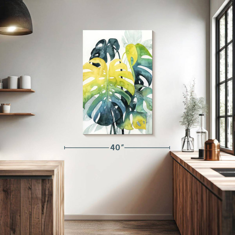 Harnek Sunset Palm Composition I, 39" H x 26" W