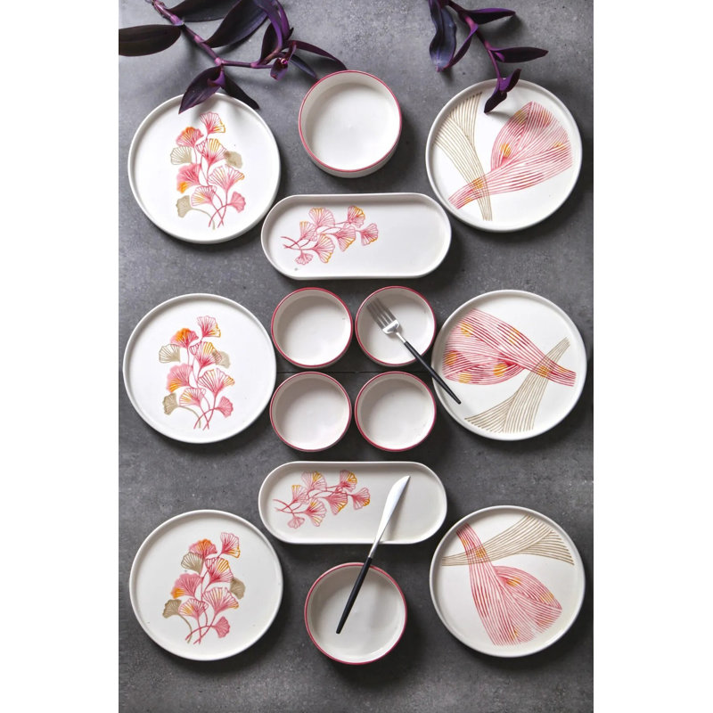 Ensemble de petit déjeuner (14 pièces)