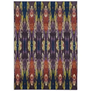 Prismatic Performance Ikat Indoor Rug