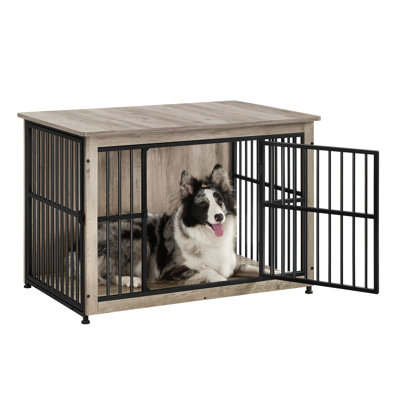 Dog Crate Furniture, Side End Table, Modern Kennel for Dogs