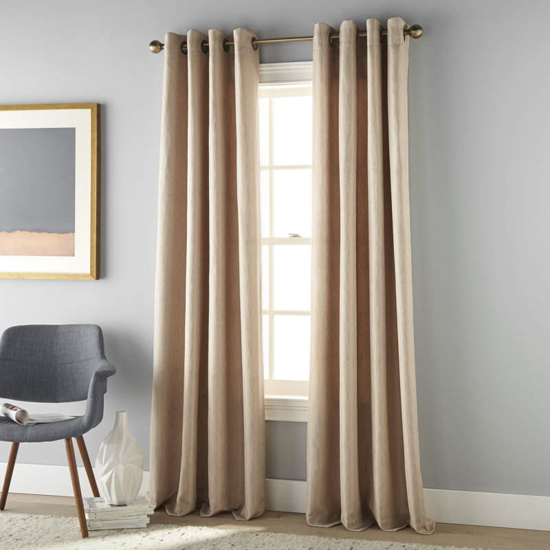 Bofonchik Curtain Single Panel, Taupe