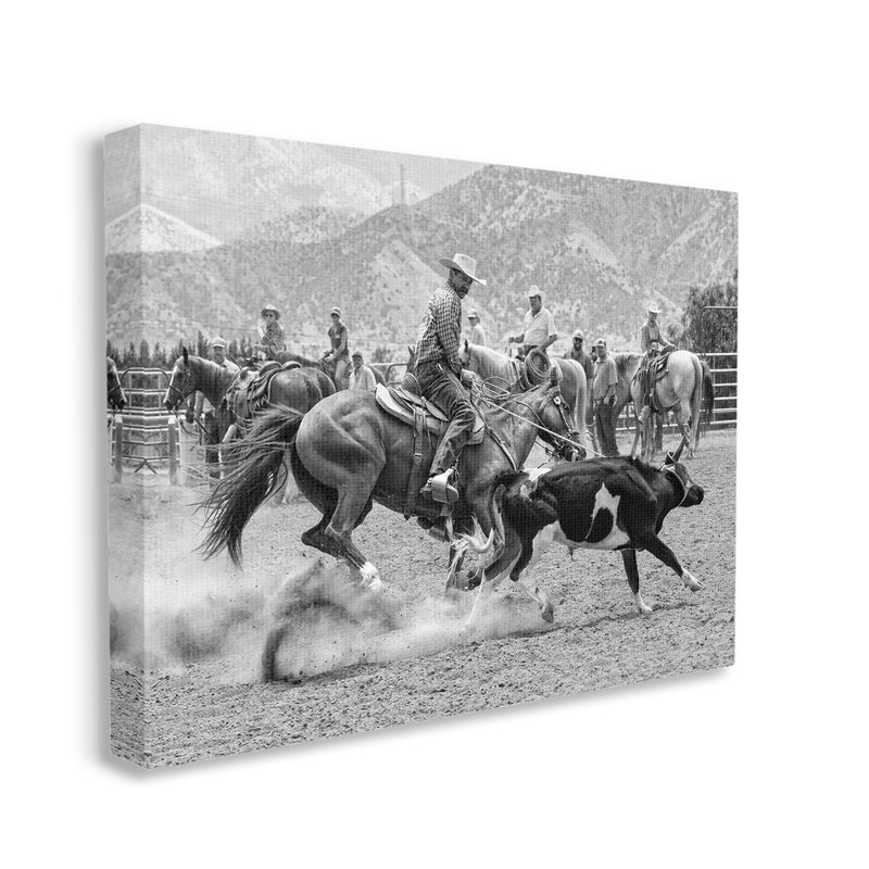 «Rodeo Cowboys With C best» par Jerry Cowart sur, 30 po x H 40 po