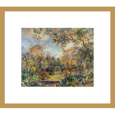 "Paysage à beaulieu" par Pierre-Auguste Renoir, impression giclée encadrée