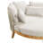 Kailani Modern Coastal Acacia Wood Round Outdoor Daybed with Rope Back and Water-Repellent Cushions-232558844