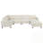 U-Shape Sectional Sofa With Ottoman