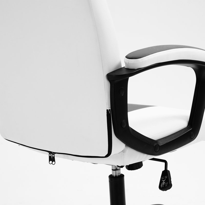 Fauteuil de conférence, Gris / blanc