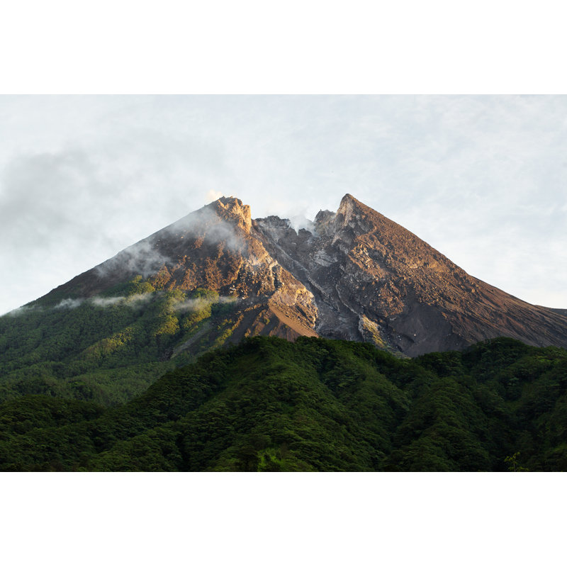 Active Volcano At Merapi Peak by Deddy Cahyo Utomo - Wrapped Canvas Print, 81cm H x 122cm W