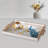 Elegant Glass Tray, 19.7 x 11.4 x 1.4 inches | 100% Durable Glass Construction | Easy to Clean with Damp Cloth | Ideal for Serving, Decorative Display, and Organizing | Stylish Addition to Home Décor-353604430
