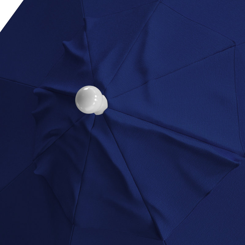 Parasol de jardin commercial en bois gris 11 pi, Bleu véritable