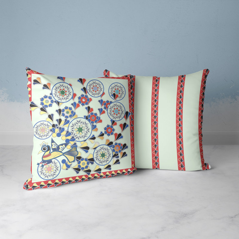 Housse de coussin intérieur / extérieur en polyester / polyester, 20 po x 20 po