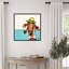 «Mister Handsome» par Anda Bieza, reproduction d'art sur toile encadrée-574058212