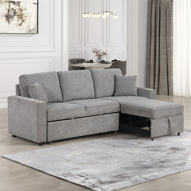 Kaling Sleeper Sofa, Gray