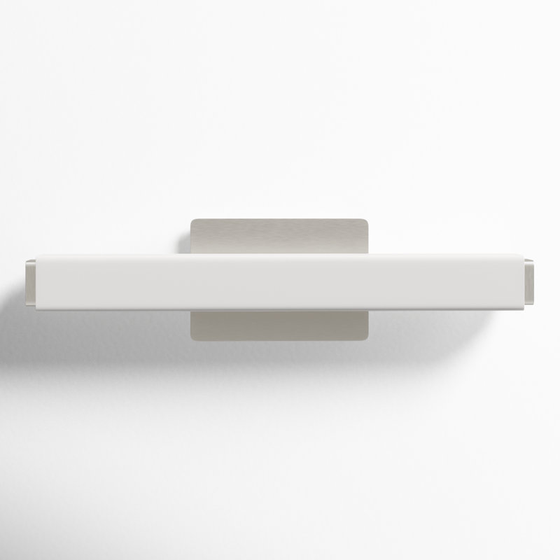 Vogue 1 - Light LED Flush Mounted Sconce, Brushed Nickel, 3500K