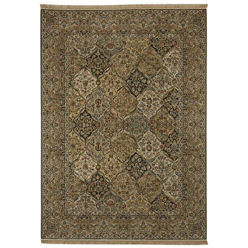 Tapis en laine et granit, Rectangulaire 5 pi 9 po x 9 pi