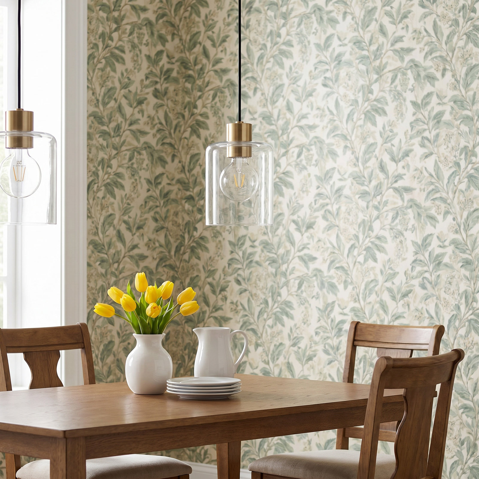 Alvy Single Light Glass Dimmable Pendant, Aged Brass