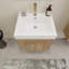 Ensemble de meuble-lavabo simple 23,6 po-70381348