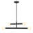 Omied 4-Light Chandelier in Matte Black-206712455
