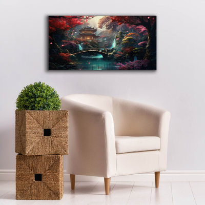 «Japanese Zen Forest» par Cameron Gray, art mural sur toile