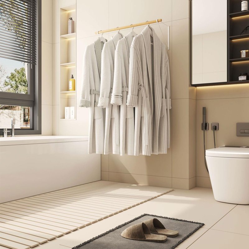Aulis 80cm Wall Mounted Clothes Rack