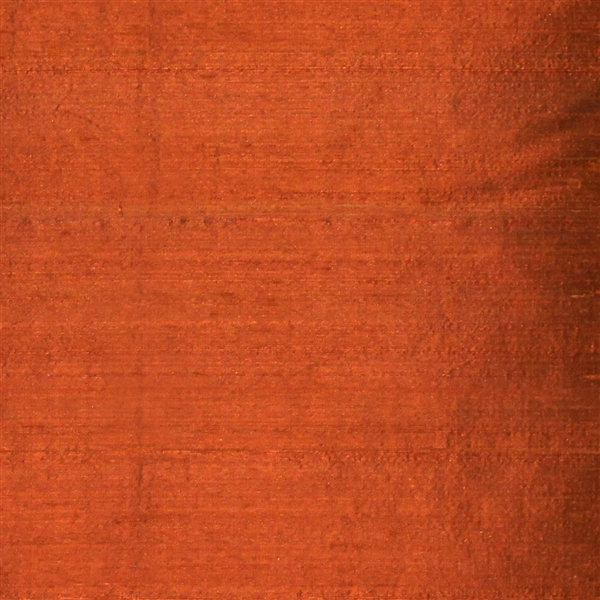 Sankara Silk Throw Pillow, 18" H x 18" W x 5" D, Burnt Orange