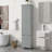 Tall Storage Cabinet With Two Drawers-272105618
