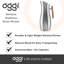 Oggi Serve Stainless Steel Slimline Pitcher (2 Lt, 68 Oz)