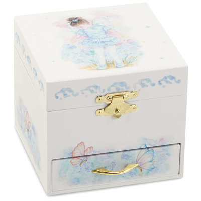Wood Jewelry Box + Musical