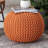 Anely 20" Wide Round Pouf Ottoman-1213539419