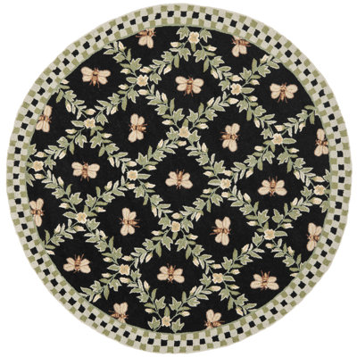 Hand Hooked Wool Southwestern Rug