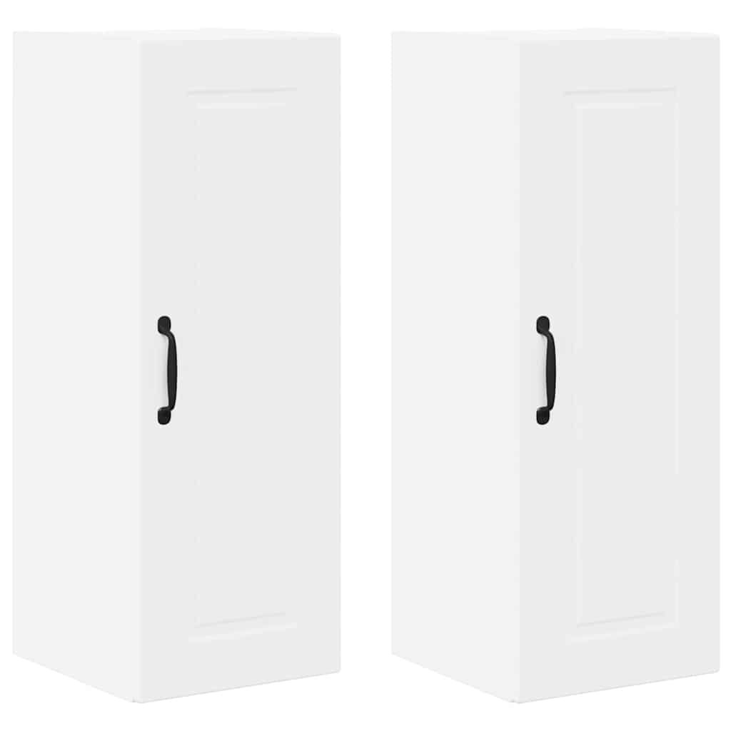 Vidaxl Kitchen Wall Cabinet 2 Pcs Concrete Grey 30 X 31 X 80 Cm