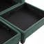 Canapé modulaire rembourré en L avec repose-pieds mobile-1098177672