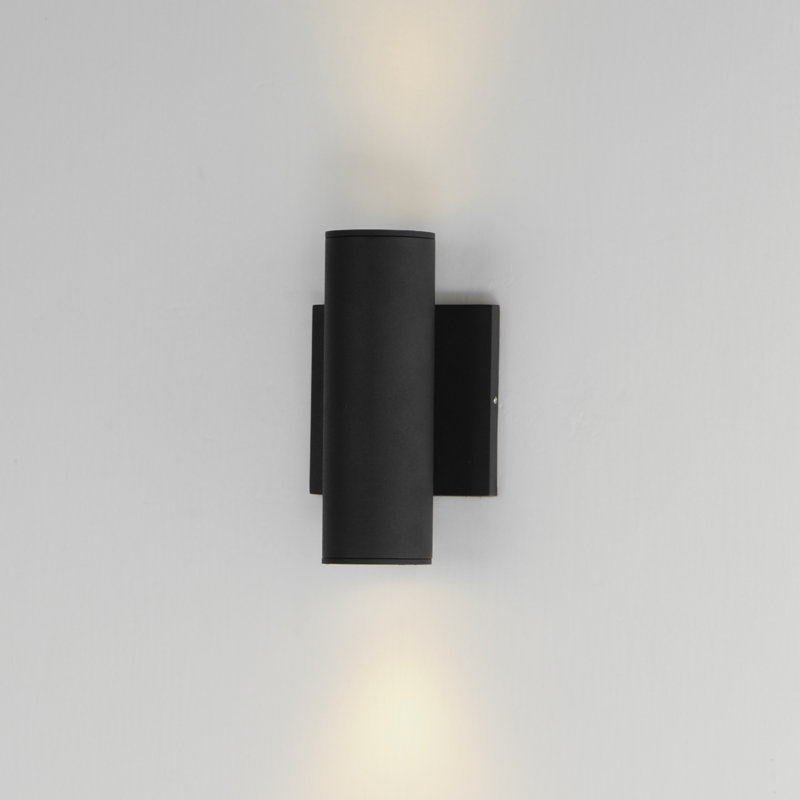 Loziena Aluminum LED Wall Light, 7.5" H x 2.5" W x 3.25" D