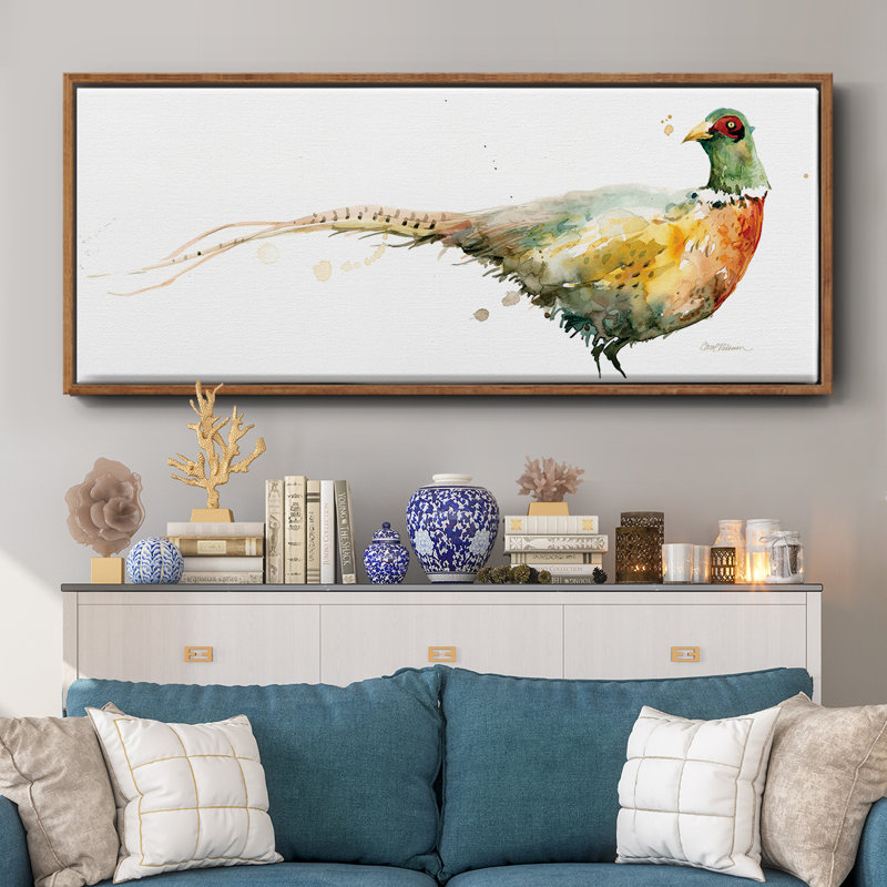 Harvest Pheasant- Framed Canvas