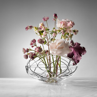 Bloom Clear 4.875" Indoor / Outdoor Stainless Steel Table Vase