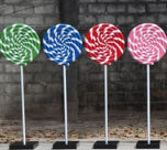 Henebry Swirl Lollipop Over Sized Statue