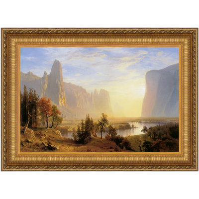 «Yosemite Valley, 1868» par Albert Bierstadt - reproduction d'art sur toile