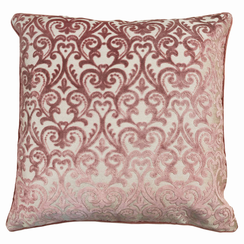 Square Pillow Cover & Insert, Rose