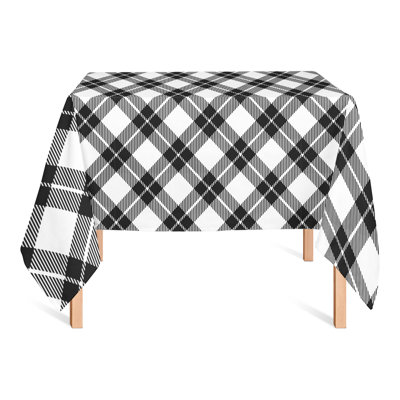 Abdul-Hafiz Plaid Square Tablecloth