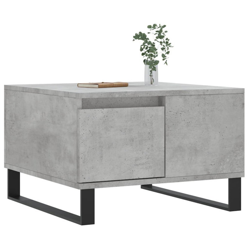 Ayluardo Sled Coffee Table with Storage, Concrete Grey