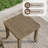 Solid Wood Teak Outdoor Side Table-114983521