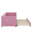 Lit de jour simple rembourré avec couchette-2142904424