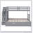 Twin Over Full Bunk Bed With Twin Size Trundle-879921828