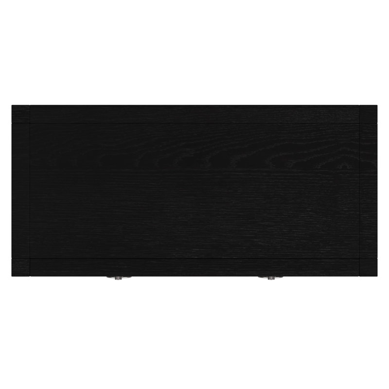 Lark 30" Wood 1-Drawer Nightstand, Black