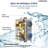 Thermostatic Dual Showerheads System, 12" High-Pressure Rainfall Shower Faucet with Handheld Shower-79242912