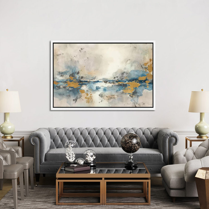 Early Light by Leah Rei - Single Picture Frame Painting on Canvas, White Framed, 152.5 cm H x 101.5 cm W